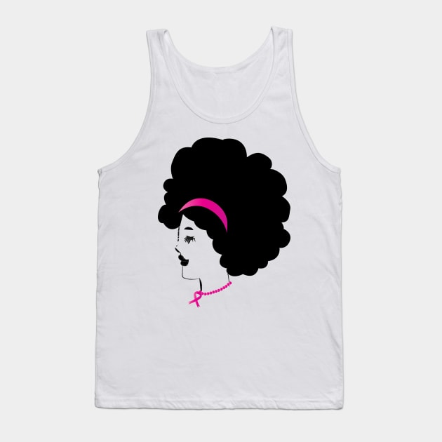 Breast Cancer Black Women Awareness Tank Top by macshoptee